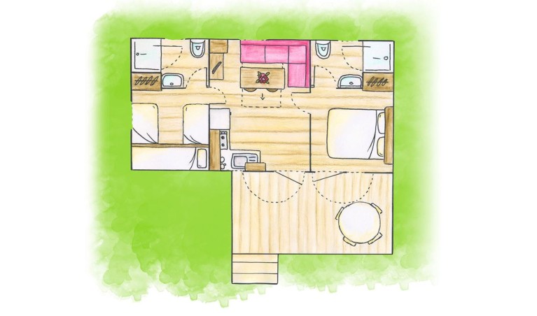 Ferienanlage Baia Verde Mobilehome Suite Deluxe