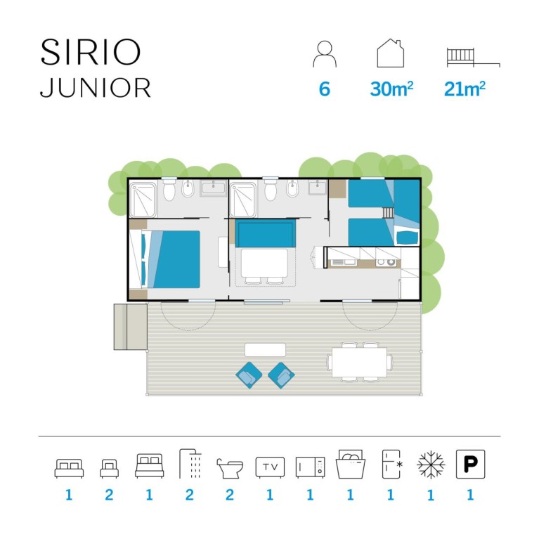 Feriendorf Isamar Mobilehome Sirio Junior