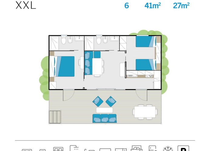 Feriendorf Isamar Mobilehome Sirio XXL