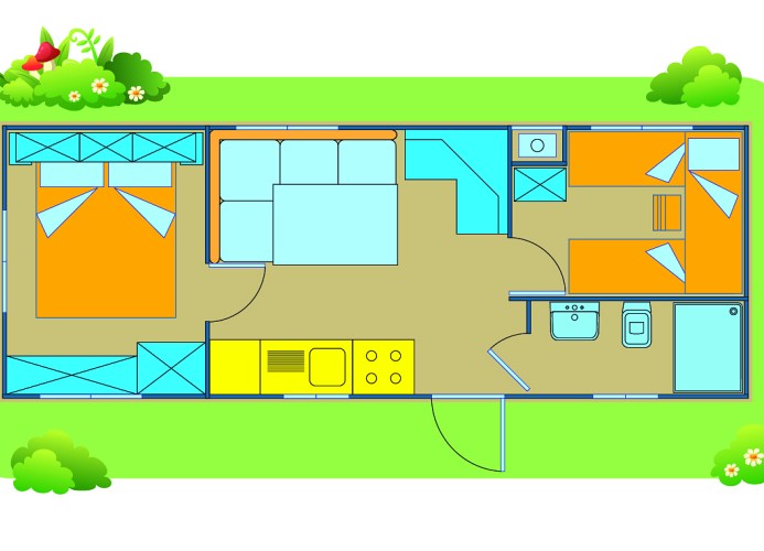 Ferienpark Free Time Mobilehome Happy Easy 