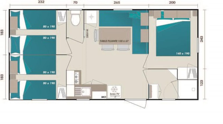 Ferienpark Butterfly Mobilehome Boheme Deluxe