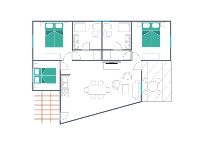 Ferienanlage Bi Village Holiday Home Comfort Plus 