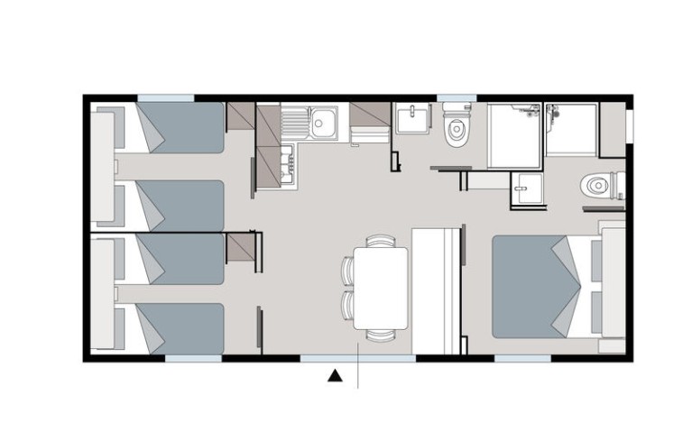 Feriendorf Park Albatros Mobilehome Happy Superior