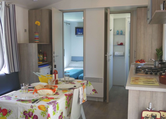 Ferienanlage La Masseria Mobilehome Happy Comfort für 5 Personen