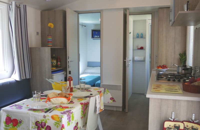 Ferienanlage La Masseria Mobilehome Happy Comfort für 5 Personen